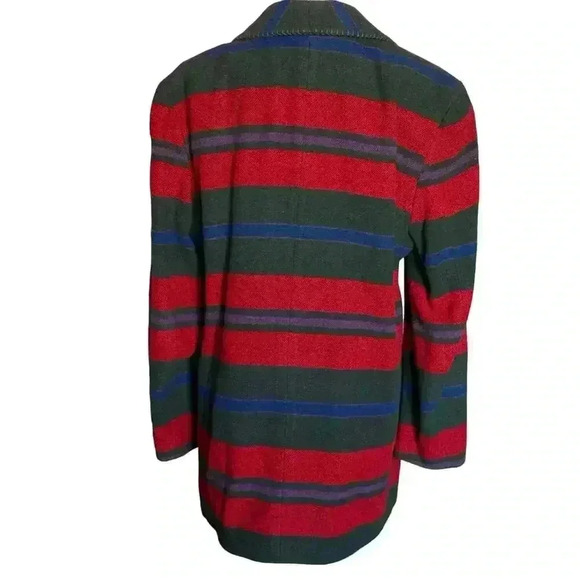 Vintage 90’s Casual Corner Womens Aztec Western Wool Blend Jacket Sz 10 - Picture 2 of 8